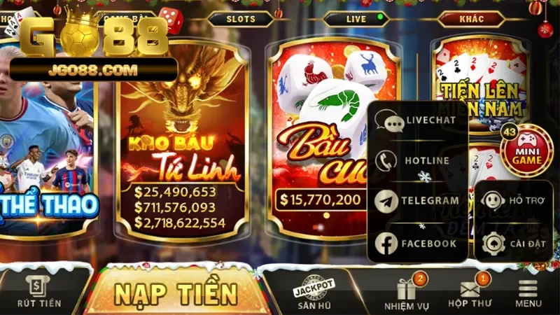 Lưu lại các thông tin liên hệ Go88 để có thể nhanh chóng được hỗ trợ khi cần thiết
