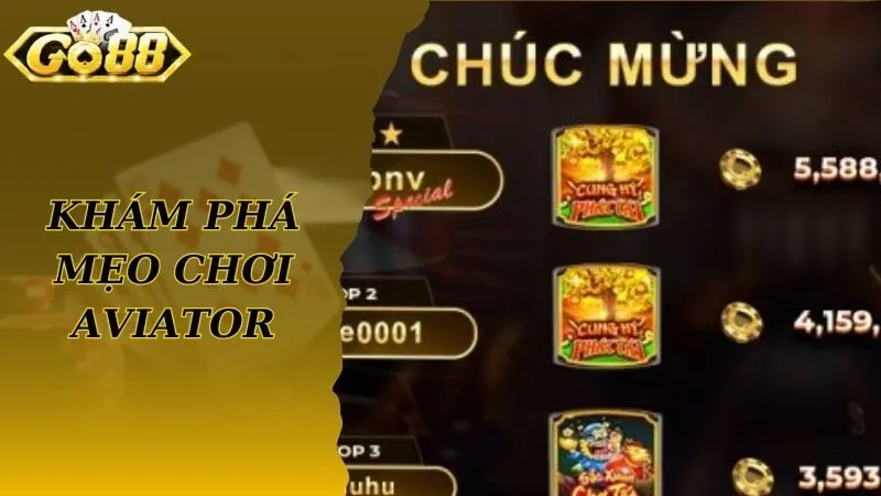 Khám phá Mẹo chơi Aviator để giành chiến thắng